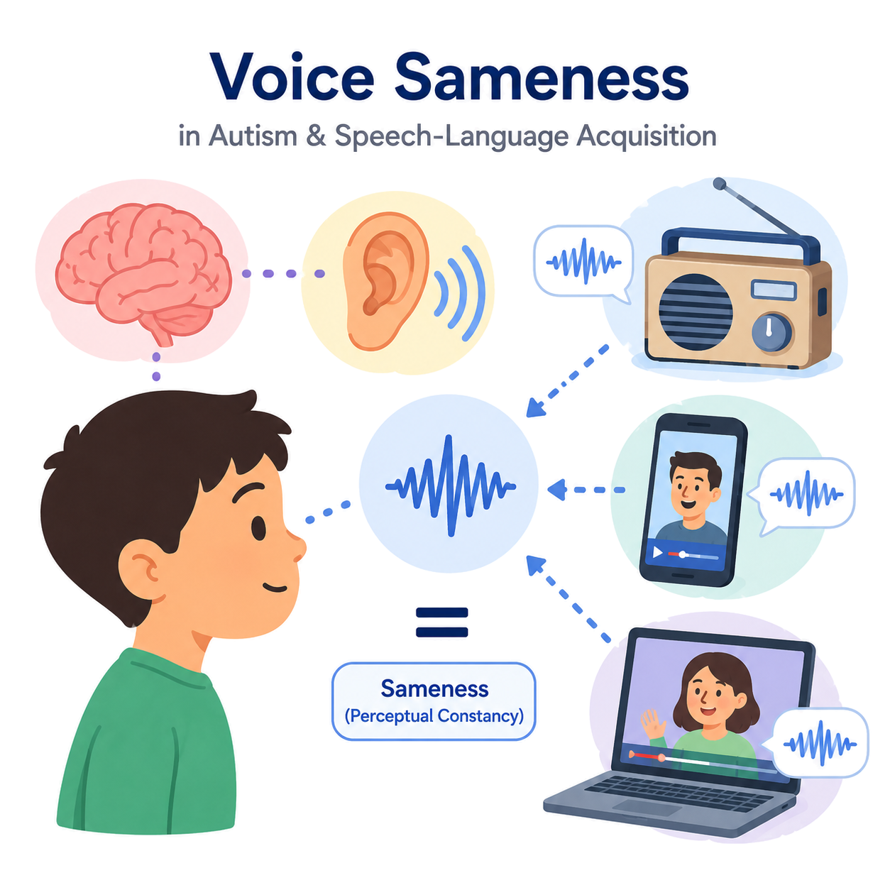 自閉症と音声言語獲得に関する理論研究